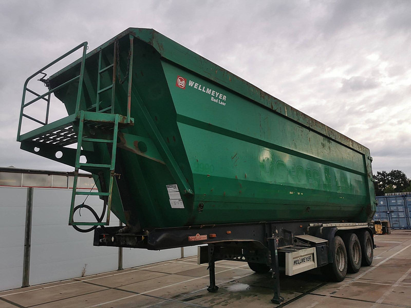 WELLMEYER 50M3 STEEL SAF LIFT AXLE - סמיטריילר עם מזהיר: תמונה 1 WELLMEYER 50M3 STEEL SAF LIFT AXLE - סמיטריילר עם מזהיר: תמונה 1