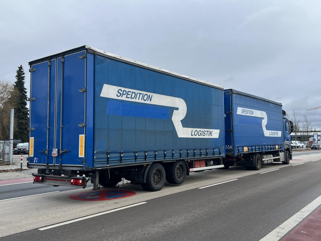 קרון נגרר עם וילונות צד Wecon AZ218LN Jumbo Tandem 7,6m P+P Luftfederung: תמונה 10