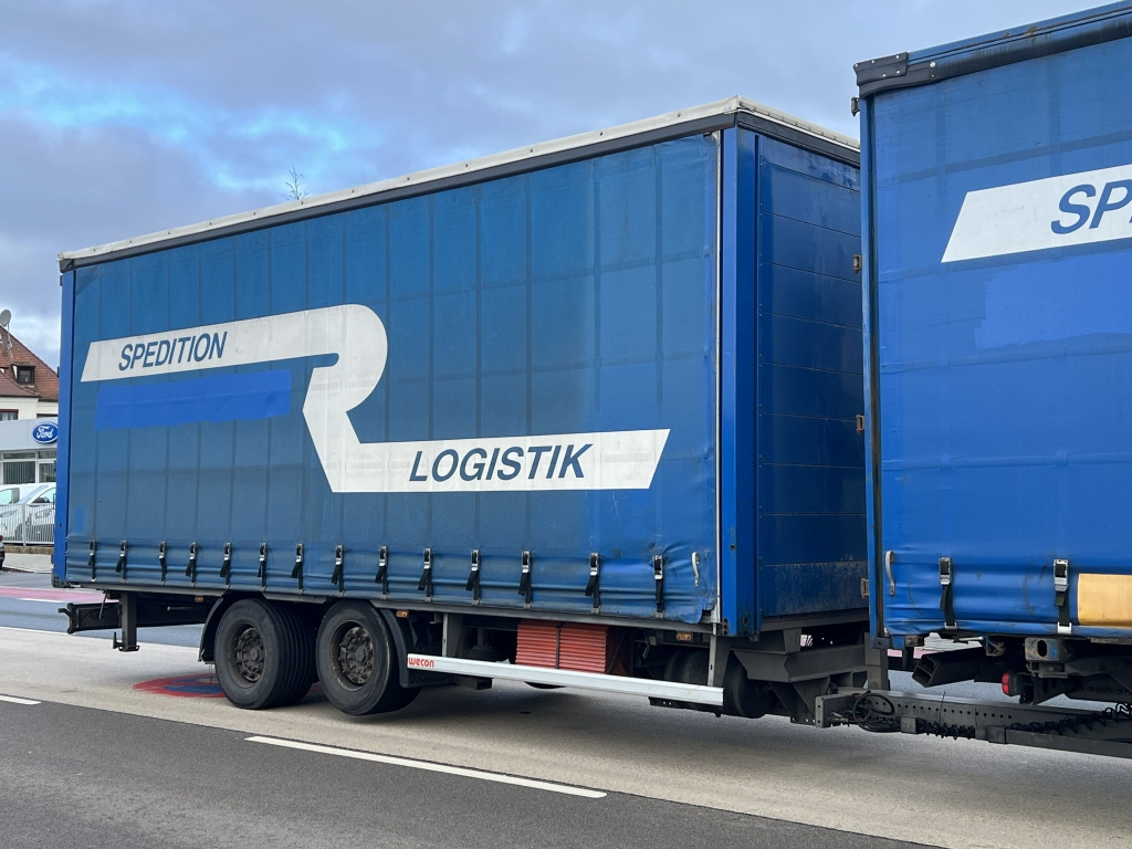 קרון נגרר עם וילונות צד Wecon AZ218LN Jumbo Tandem 7,6m P+P Luftfederung: תמונה 15