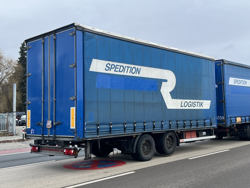 קרון נגרר עם וילונות צד Wecon AZ218LN Jumbo Tandem 7,6m P+P Luftfederung: תמונה 8