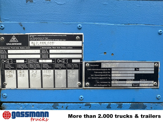 2-Achs Pritschenanhänger - קרון נגרר צד נופל/ שטוח: תמונה 3 2-Achs Pritschenanhänger - קרון נגרר צד נופל/ שטוח: תמונה 3