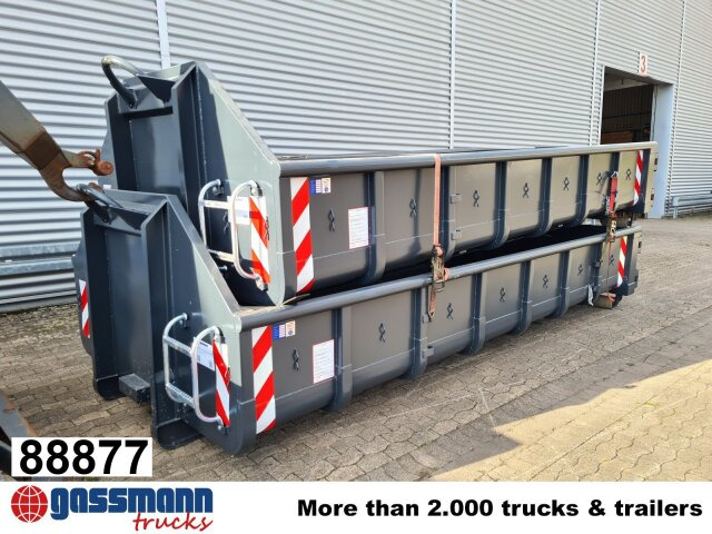 Abrollcontainer mit Flügeltür ca. 12m³, - משאית: תמונה 1 Abrollcontainer mit Flügeltür ca. 12m³, - משאית: תמונה 1