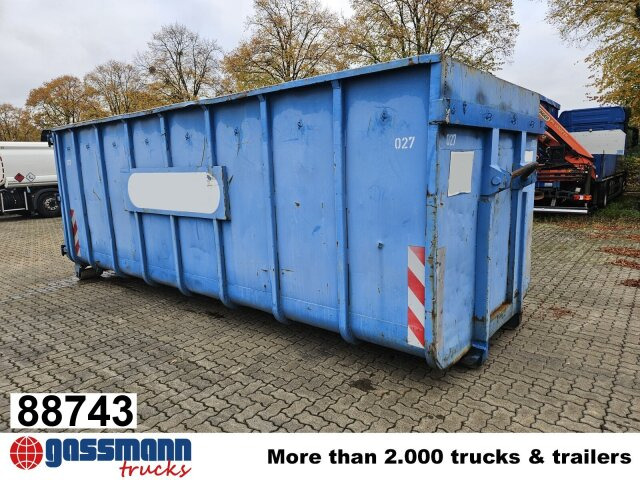 Abrollcontainer mit Flügeltür ca. 27m³ - מכולת גלגול: תמונה 1 Abrollcontainer mit Flügeltür ca. 27m³ - מכולת גלגול: תמונה 1