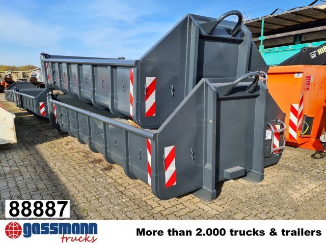 Abrollcontainer mit Klappe ca. 10m³, - משאית: תמונה 1 Abrollcontainer mit Klappe ca. 10m³, - משאית: תמונה 1