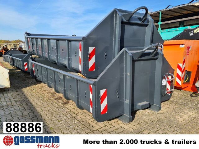 Abrollcontainer mit Klappe ca. 10m³, - משאית: תמונה 1 Abrollcontainer mit Klappe ca. 10m³, - משאית: תמונה 1