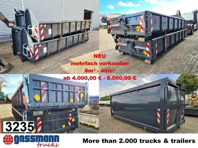 Abrollcontainer mit Klappe ca. 10m³, - מכולת גלגול: תמונה 1 Abrollcontainer mit Klappe ca. 10m³, - מכולת גלגול: תמונה 1