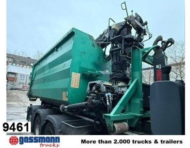 Abrollcontainer mit Kran Jonsered 1300RS83 - משאית, משאית מנוף: תמונה 1 Abrollcontainer mit Kran Jonsered 1300RS83 - משאית, משאית מנוף: תמונה 1