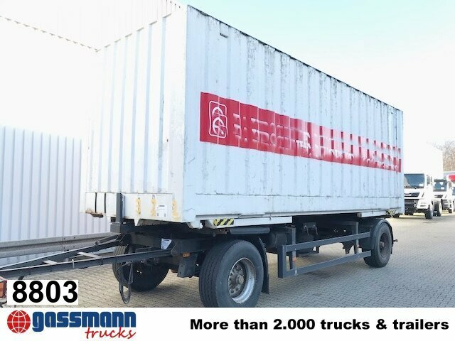 Brüggen Wechselbrücke Koffer - קרון נגרר מוביל מכולות/ החלפת גוף: תמונה 1 Brüggen Wechselbrücke Koffer - קרון נגרר מוביל מכולות/ החלפת גוף: תמונה 1