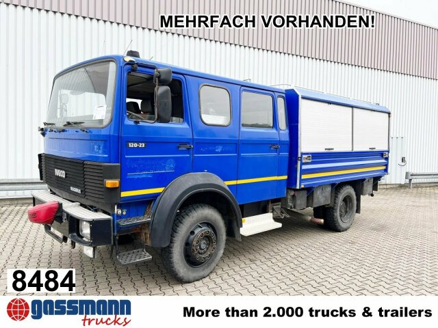 Iveco 120-23 AW 4x4 Doka, V8-Motor, Gerätewagen, - משאית אש: תמונה 1 Iveco 120-23 AW 4x4 Doka, V8-Motor, Gerätewagen, - משאית אש: תמונה 1
