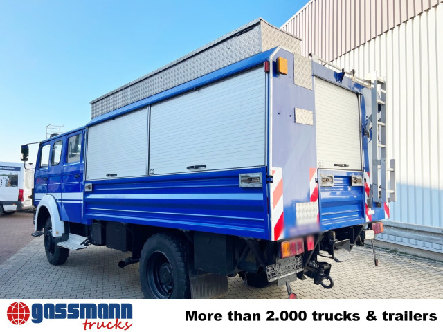 Iveco 120-23 AW 4x4 Doka, V8-Motor, Gerätewagen, - משאית צד נופל/ שטוחה: תמונה 3 Iveco 120-23 AW 4x4 Doka, V8-Motor, Gerätewagen, - משאית צד נופל/ שטוחה: תמונה 3