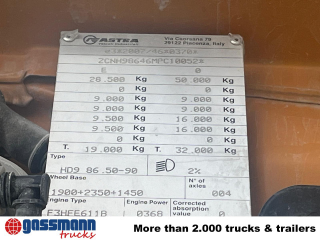 Iveco ASTRA HD9 86.50-90 8x6, Unfallschaden, Cursor 13 - משאית עם שלדת תא: תמונה 5 Iveco ASTRA HD9 86.50-90 8x6, Unfallschaden, Cursor 13 - משאית עם שלדת תא: תמונה 5