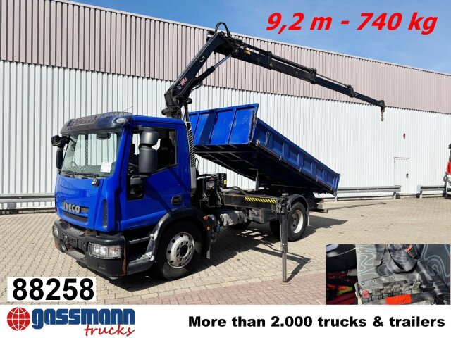 Iveco EuroCargo ML120E28K 4x2 mit Kran Hiab XS088 ES-3 - מזהיר, משאית מנוף: תמונה 1 Iveco EuroCargo ML120E28K 4x2 mit Kran Hiab XS088 ES-3 - מזהיר, משאית מנוף: תמונה 1