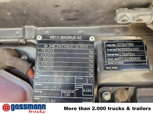 Iveco Stralis AS260S46Y 6x2, Retarder, Lenk-/Liftachse - משאית עם שלדת תא: תמונה 2 Iveco Stralis AS260S46Y 6x2, Retarder, Lenk-/Liftachse - משאית עם שלדת תא: תמונה 2