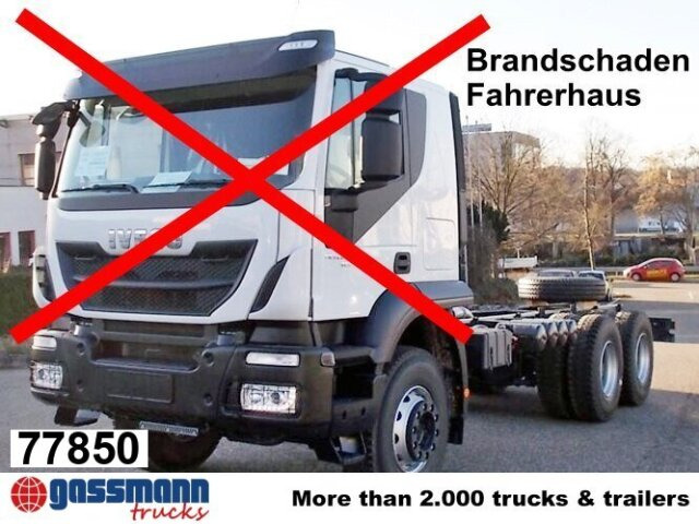 Iveco Trakker AD260T45 6x4, BRANDSCHADEN FAHRERHAUS! - משאית עם שלדת תא: תמונה 1 Iveco Trakker AD260T45 6x4, BRANDSCHADEN FAHRERHAUS! - משאית עם שלדת תא: תמונה 1