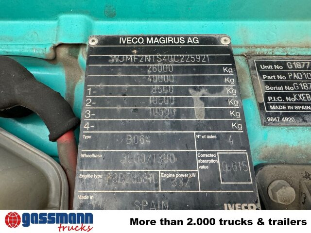 Iveco Trakker AD260T45W 6x6 - משאית עם שלדת תא: תמונה 5 Iveco Trakker AD260T45W 6x6 - משאית עם שלדת תא: תמונה 5