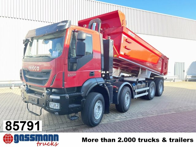 Iveco Trakker AD410T50 8x4, Stahlmulde ca. 16m³, - מזהיר: תמונה 1 Iveco Trakker AD410T50 8x4, Stahlmulde ca. 16m³, - מזהיר: תמונה 1