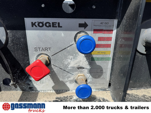 Kögel Port 45 Simplex, Container-Chassis, - סמיטריילר מוביל מכולות/ החלפת גוף: תמונה 3 Kögel Port 45 Simplex, Container-Chassis, - סמיטריילר מוביל מכולות/ החלפת גוף: תמונה 3