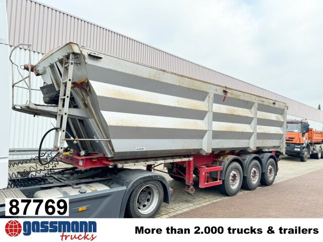 LÜCK SKF 35, Stahlmulde ca. 37m³, Liftachse - סמיטריילר עם מזהיר: תמונה 1 LÜCK SKF 35, Stahlmulde ca. 37m³, Liftachse - סמיטריילר עם מזהיר: תמונה 1