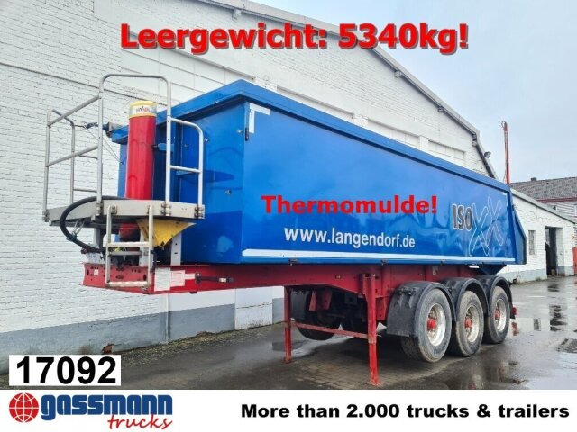 Langendorf Langendorf SKA 24/31, Thermo Kastenalumulde 25 - סמיטריילר עם מזהיר: תמונה 1 Langendorf Langendorf SKA 24/31, Thermo Kastenalumulde 25 - סמיטריילר עם מזהיר: תמונה 1