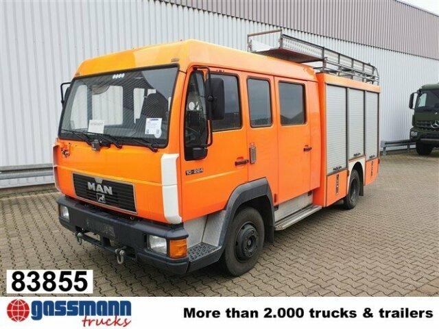 MAN 10.224 LC 4x2 BB Doka, TLF 16/12, 6-Zylinder - משאית אש: תמונה 1 MAN 10.224 LC 4x2 BB Doka, TLF 16/12, 6-Zylinder - משאית אש: תמונה 1
