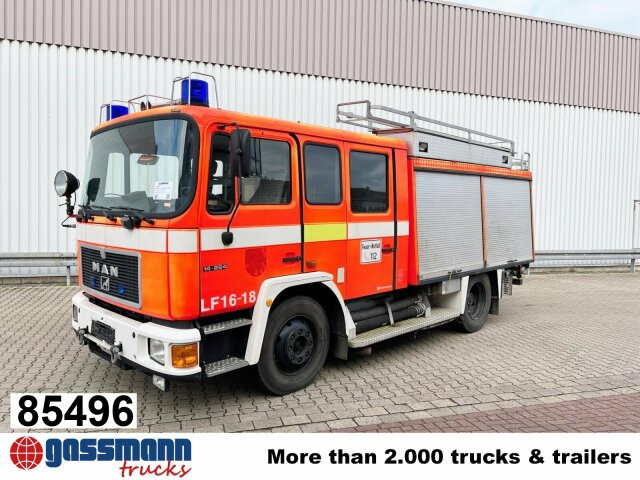 MAN 14.224 F 4x2 BB Doka, LF 16/18 - משאית אש: תמונה 1 MAN 14.224 F 4x2 BB Doka, LF 16/18 - משאית אש: תמונה 1