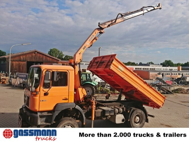 MAN 19.293 4x4 BL mit Kran Meiller MK77RS2 - מזהיר, משאית מנוף: תמונה 3 MAN 19.293 4x4 BL mit Kran Meiller MK77RS2 - מזהיר, משאית מנוף: תמונה 3