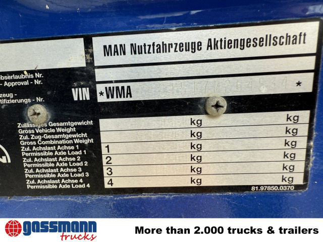 MAN 27.403 6x6 BB, EX-THW - משאית עם שלדת תא: תמונה 3 MAN 27.403 6x6 BB, EX-THW - משאית עם שלדת תא: תמונה 3