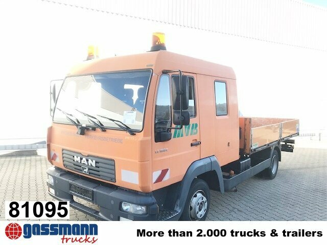 MAN LE 8.185 LC Doka 4x2 BB, 2x AHK - משאית צד נופל/ שטוחה: תמונה 1 MAN LE 8.185 LC Doka 4x2 BB, 2x AHK - משאית צד נופל/ שטוחה: תמונה 1