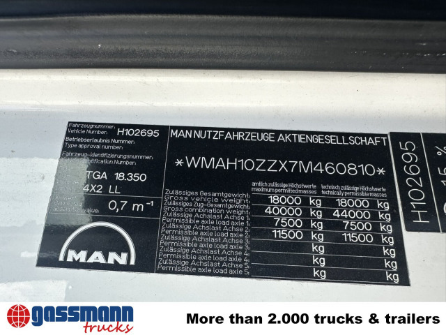 MAN TGA 18.350 4x2 LL, Fahrschulausstattung - משאית תיבה: תמונה 2 MAN TGA 18.350 4x2 LL, Fahrschulausstattung - משאית תיבה: תמונה 2