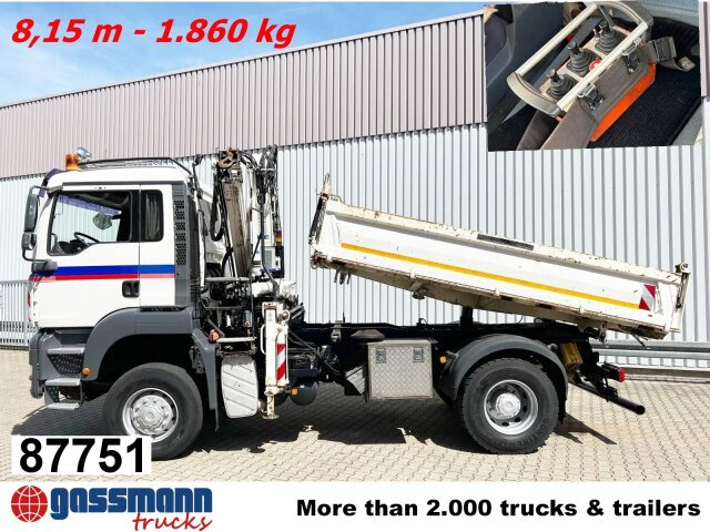 MAN TGA 18.440 4x4 BB mit Kran Atlas AK 165.2E, Funk - מזהיר, משאית מנוף: תמונה 1 MAN TGA 18.440 4x4 BB mit Kran Atlas AK 165.2E, Funk - מזהיר, משאית מנוף: תמונה 1