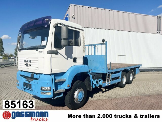 MAN TGA 26.310 6X6 BB - משאית צד נופל/ שטוחה: תמונה 1 MAN TGA 26.310 6X6 BB - משאית צד נופל/ שטוחה: תמונה 1
