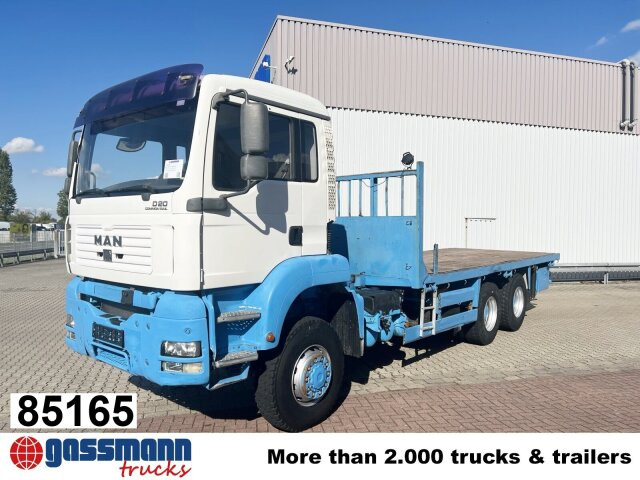 MAN TGA 26.310 6X6 BB - משאית צד נופל/ שטוחה: תמונה 1 MAN TGA 26.310 6X6 BB - משאית צד נופל/ שטוחה: תמונה 1