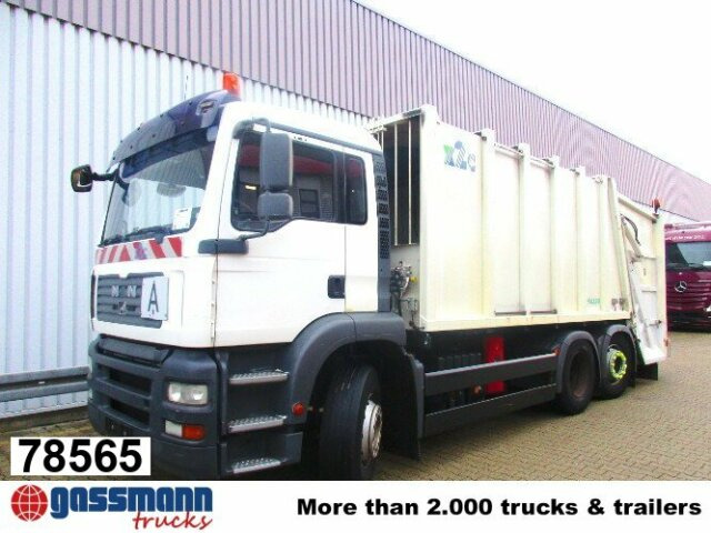 MAN TGA 26.310 BL 6x2, Haller M21-x2c, 21m³ - משאית אשפה: תמונה 1 MAN TGA 26.310 BL 6x2, Haller M21-x2c, 21m³ - משאית אשפה: תמונה 1