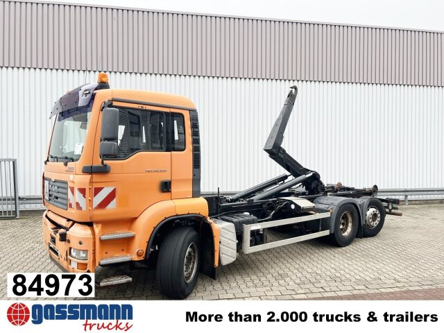 MAN TGA 26.350/400 6x2-2 BL, Lenk-/Liftachse - משאית הרמת וו, משאית מנוף: תמונה 1 MAN TGA 26.350/400 6x2-2 BL, Lenk-/Liftachse - משאית הרמת וו, משאית מנוף: תמונה 1