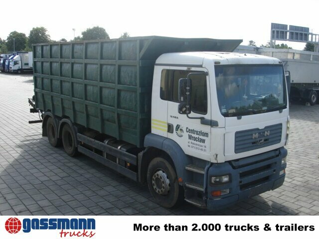 מזהיר MAN TGA 26.413 BB 6x4 mit Heckkran Jonsered 1020: תמונה 8