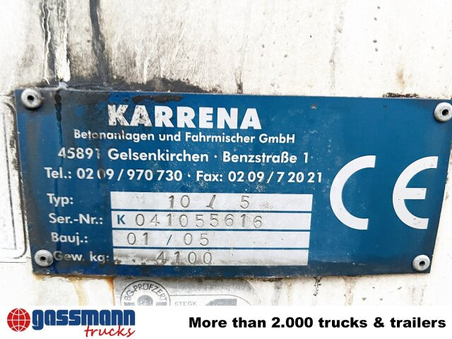 משאית מערבלת בטון MAN TGA 35.360 8X4 BB, Betonmischer Karrena 10m³: תמונה 7