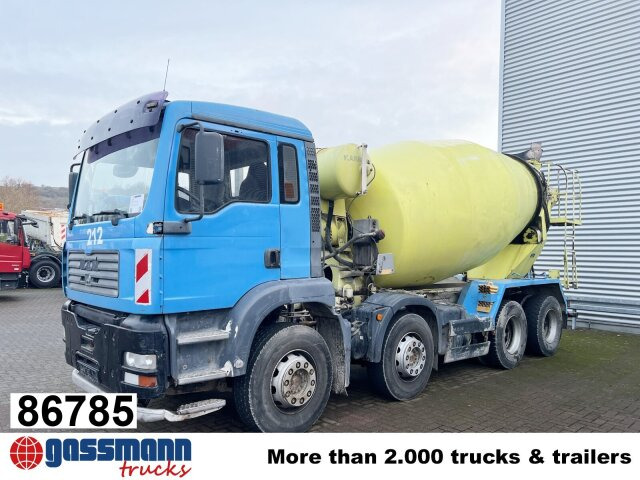 MAN TGA 35.410 8x4 BB, Betonmischer Karrena 10m³ - משאית מערבלת בטון: תמונה 1 MAN TGA 35.410 8x4 BB, Betonmischer Karrena 10m³ - משאית מערבלת בטון: תמונה 1