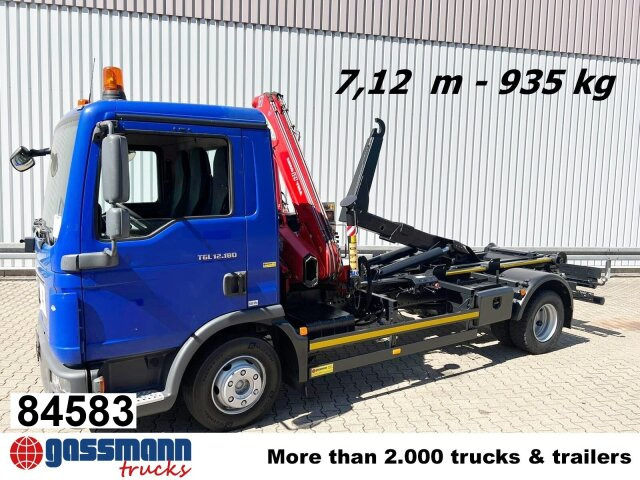 MAN TGL 12.180/210 4x2 BB, City-Abroller, Kran AMCO - משאית הרמת וו, משאית מנוף: תמונה 1 MAN TGL 12.180/210 4x2 BB, City-Abroller, Kran AMCO - משאית הרמת וו, משאית מנוף: תמונה 1
