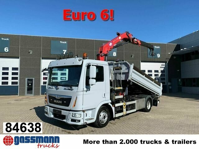 MAN TGL 12.180 4X2 BL mit Kran HMF 900-K1 - מזהיר, משאית מנוף: תמונה 1 MAN TGL 12.180 4X2 BL mit Kran HMF 900-K1 - מזהיר, משאית מנוף: תמונה 1