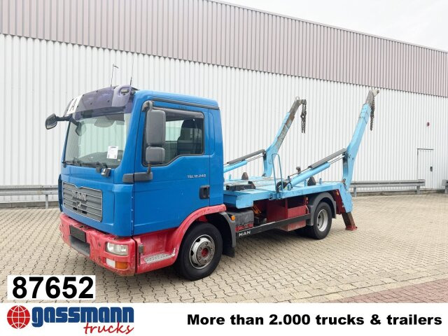 MAN TGL 12.240 4X2 BB, Tele-Absetzer - משאית דילוג העמסה: תמונה 1 MAN TGL 12.240 4X2 BB, Tele-Absetzer - משאית דילוג העמסה: תמונה 1
