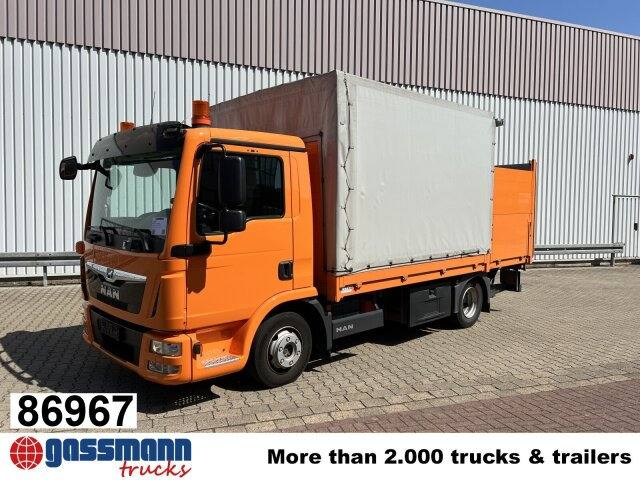 MAN TGL 7.180 4X2 BL mit LBW BÄR - משאית צד נופל/ שטוחה: תמונה 1 MAN TGL 7.180 4X2 BL mit LBW BÄR - משאית צד נופל/ שטוחה: תמונה 1