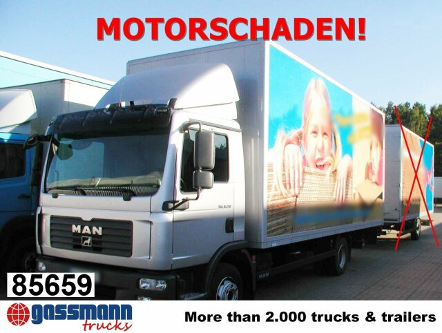 MAN TGL 8.210 4X2 BL mit LBW MBB, MOTORSCHADEN! - משאית תיבה: תמונה 1 MAN TGL 8.210 4X2 BL mit LBW MBB, MOTORSCHADEN! - משאית תיבה: תמונה 1