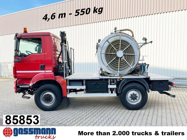 MAN TGM 13.250/340 4X4 BL, Kran Hiab 026 T-3, - משאית מנוף: תמונה 1 MAN TGM 13.250/340 4X4 BL, Kran Hiab 026 T-3, - משאית מנוף: תמונה 1