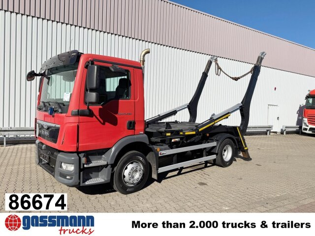 MAN TGM 15/16.290 4X2 BL, Tele-Absetzer, Funk - משאית דילוג העמסה: תמונה 1 MAN TGM 15/16.290 4X2 BL, Tele-Absetzer, Funk - משאית דילוג העמסה: תמונה 1
