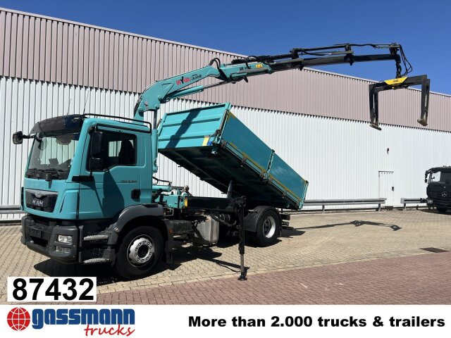 MAN TGM 18.290 4X2 BL mit Kran Hyva HB 150C - מזהיר, משאית מנוף: תמונה 1 MAN TGM 18.290 4X2 BL mit Kran Hyva HB 150C - מזהיר, משאית מנוף: תמונה 1