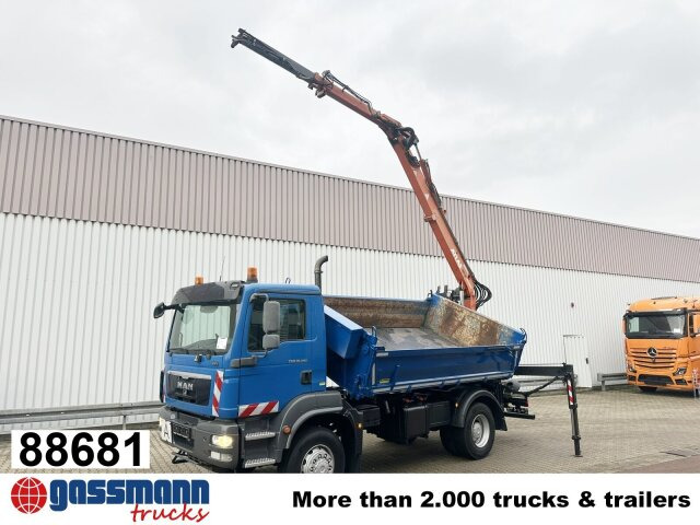 MAN TGM 18.290 4X4 BB, EEV, Heckkran Atlas AK - מזהיר, משאית מנוף: תמונה 1 MAN TGM 18.290 4X4 BB, EEV, Heckkran Atlas AK - מזהיר, משאית מנוף: תמונה 1