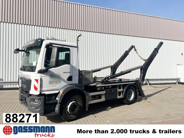 MAN TGM 18.320 4x2 BL, Hiab Tele-Absetzanlage, Funk - משאית דילוג העמסה: תמונה 1 MAN TGM 18.320 4x2 BL, Hiab Tele-Absetzanlage, Funk - משאית דילוג העמסה: תמונה 1