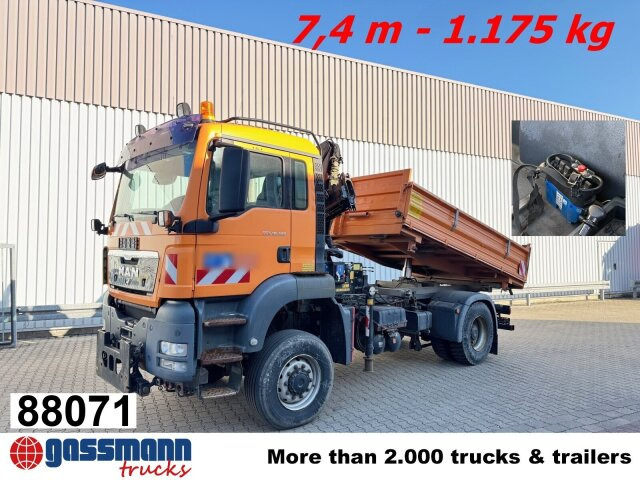 MAN TGS 18.320 4x4 BL, Wechselsystem, - מזהיר, משאית מנוף: תמונה 1 MAN TGS 18.320 4x4 BL, Wechselsystem, - מזהיר, משאית מנוף: תמונה 1