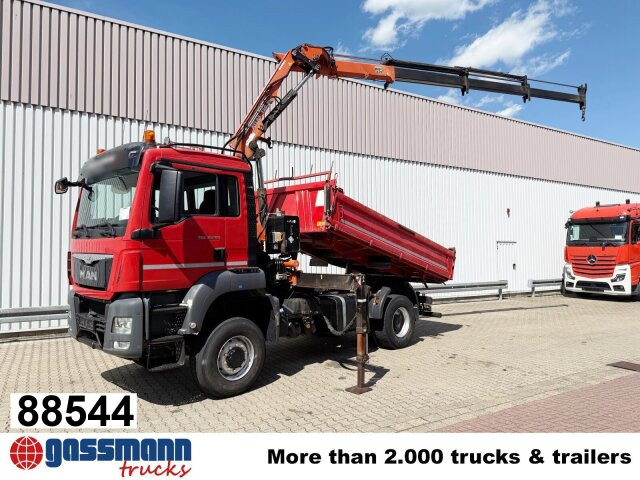 MAN TGS 18.400 4x4 BB, Navi, Kran Atlas 120.2E-A3L, - מזהיר, משאית מנוף: תמונה 1 MAN TGS 18.400 4x4 BB, Navi, Kran Atlas 120.2E-A3L, - מזהיר, משאית מנוף: תמונה 1