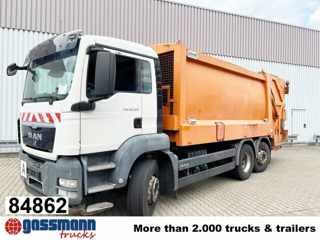 MAN TGS 26.320/400 6x2-4 BL, Lift-/Lenkachse, Heil - משאית אשפה: תמונה 1 MAN TGS 26.320/400 6x2-4 BL, Lift-/Lenkachse, Heil - משאית אשפה: תמונה 1